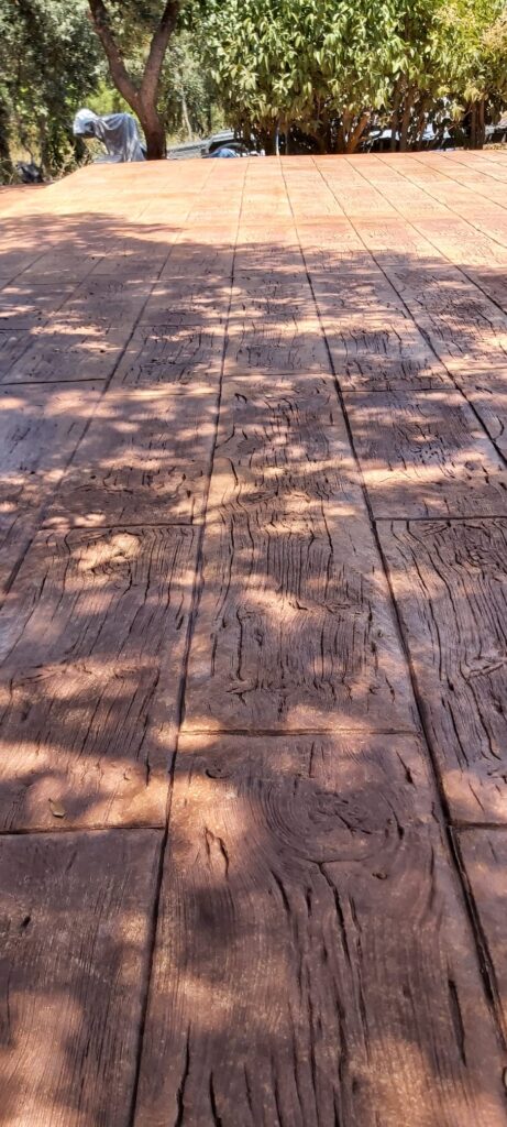 HormigÃ³n Impreso FM MuÃ±oz - Suelo decorativo exterior acabado piedra 10