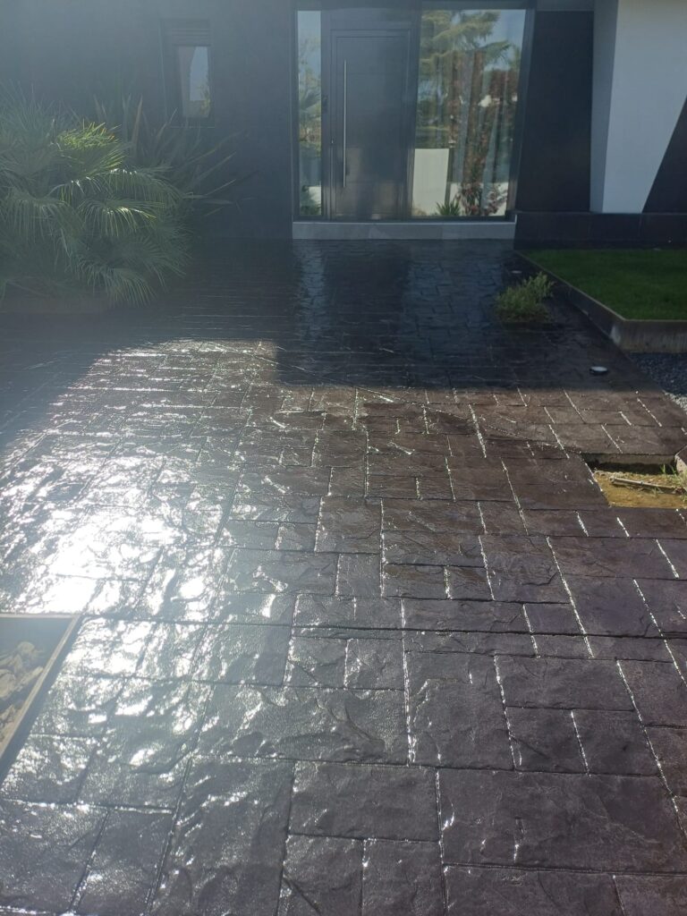 HormigÃ³n Impreso FM MuÃ±oz - Suelo decorativo en terraza exterior 25