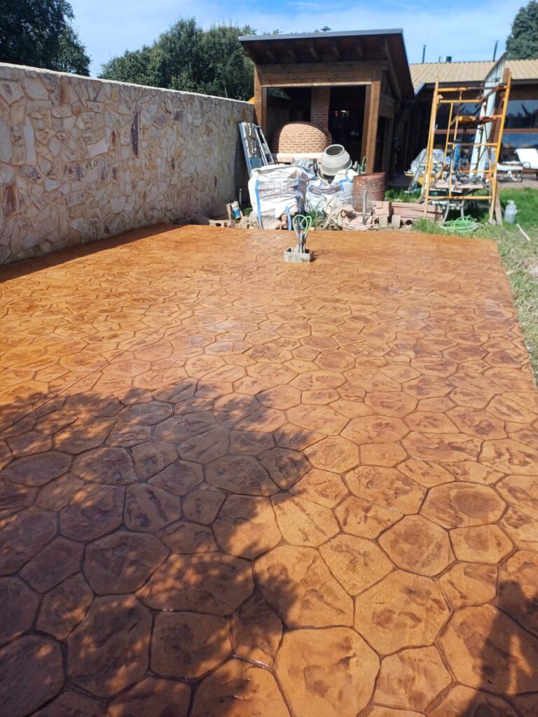 HormigÃ³n Impreso FM MuÃ±oz - Suelo decorativo exterior proyecto 31