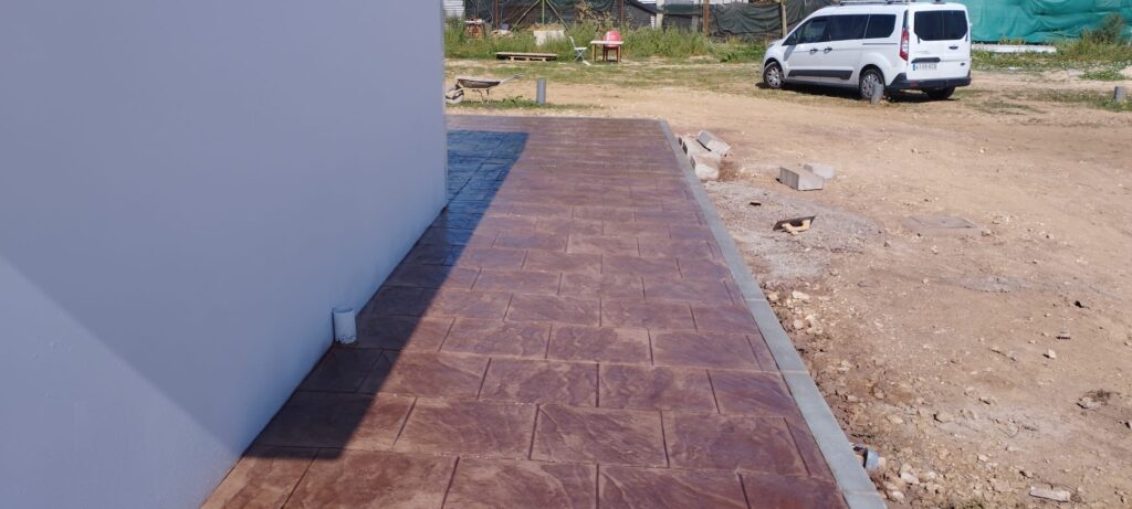 HormigÃ³n Impreso FM MuÃ±oz - Pavimento impreso decorativo proyecto 17